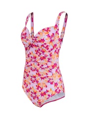 Regatta Pink Womens Sakari Tummy Control Costume Swimsuit - Image 8 of 8