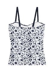 Regatta Blue/White Womens Aceana III Tankini Top - Image 7 of 8