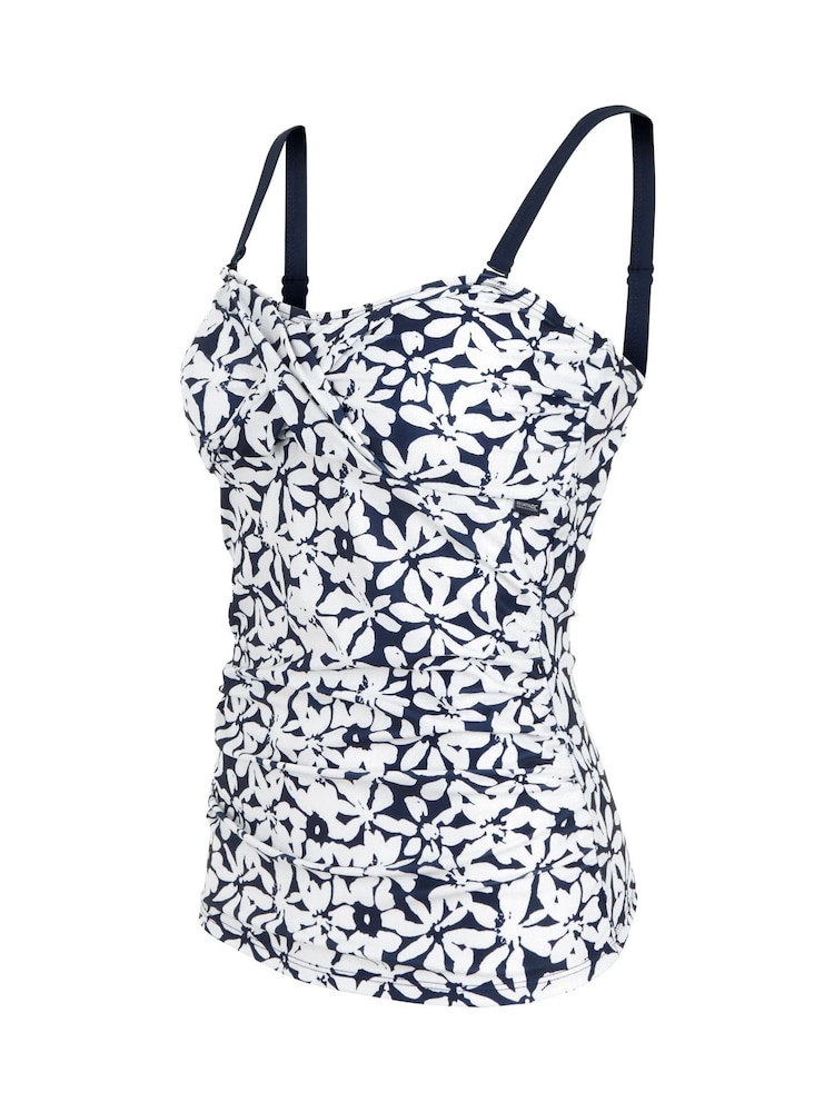 Regatta Blue/White Womens Aceana III Tankini Top - Image 7 of 7 Regatta Blue/White Womens Aceana III Tankini Top - Image 7 of 7