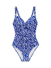 Regatta Sky Blue Womens Sakari Tummy Control Costume Swimsuit - Image 6 of 8