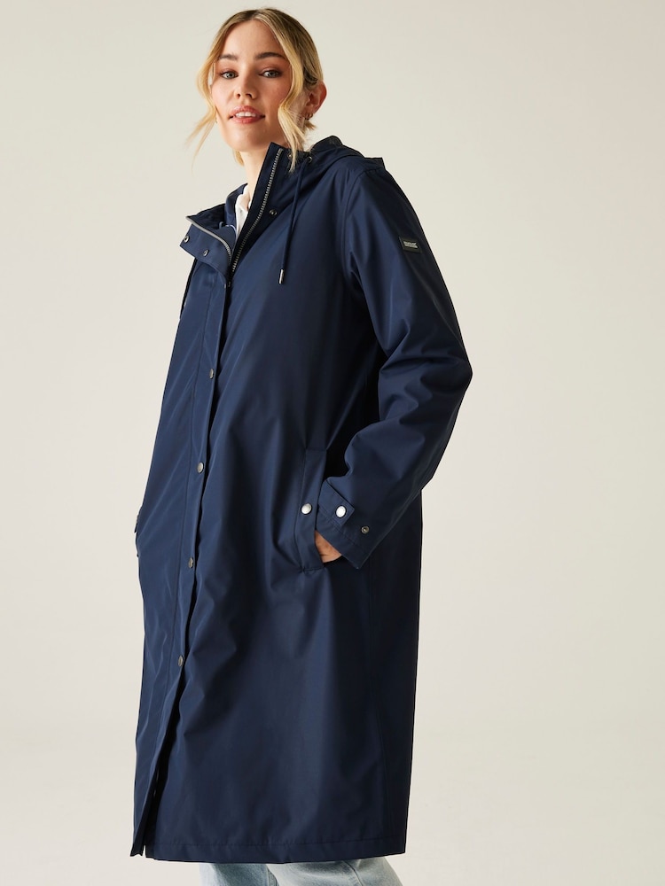 Regatta Blue Womens Reinna Waterproof Jacket - Image 1 of 9