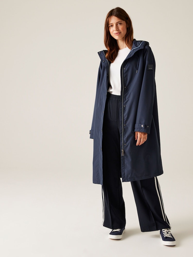 Regatta Blue Womens Reinna Waterproof Jacket - Image 2 of 9