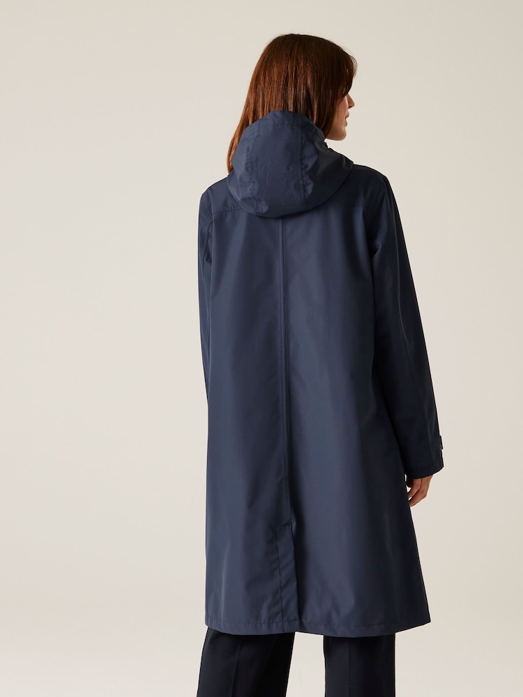 Regatta Blue Womens Reinna Waterproof Jacket - Image 3 of 9