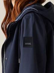 Regatta Blue Womens Reinna Waterproof Jacket - Image 4 of 9