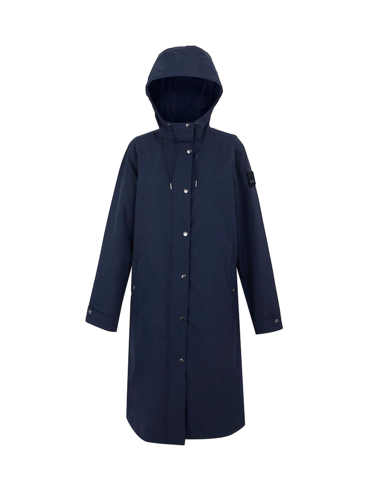 Regatta Blue Womens Reinna Waterproof Jacket - Image 7 of 9