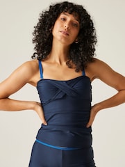 Темно-синий - Regatta Womens Aceana III Tankini Top - Image 1 of 8