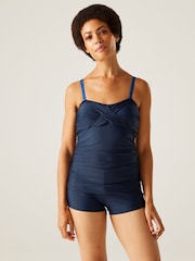 Темно-синий - Regatta Womens Aceana III Tankini Top - Image 2 of 8