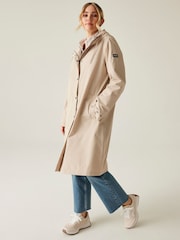 Regatta Cream Womens Reinna Waterproof Jacket - Image 1 of 10