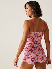 Розовый - Regatta Womens Aceana III Tankini Top - Image 3 of 8