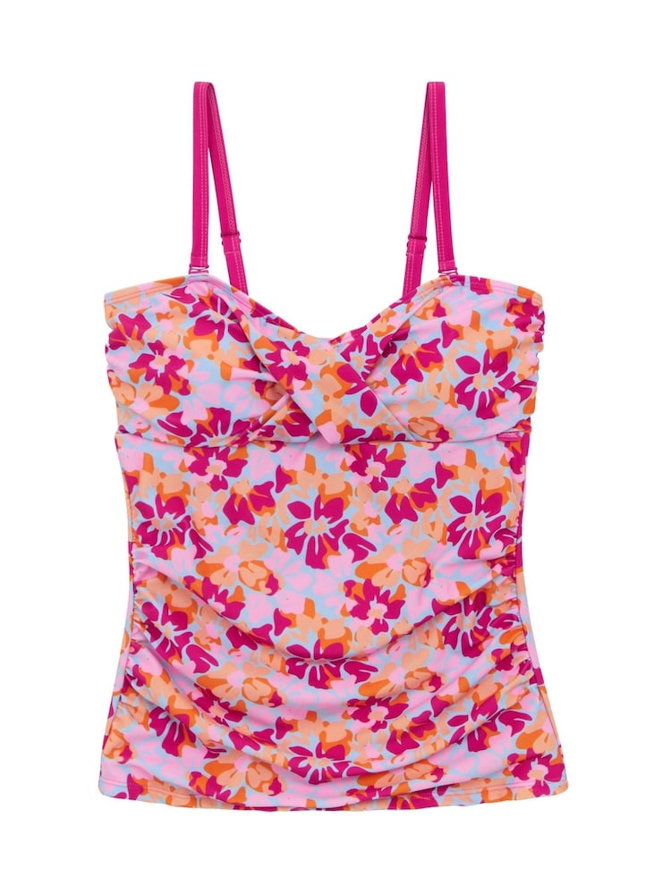 Regatta Pink Light Womens Aceana III Tankini Top - Image 6 of 8