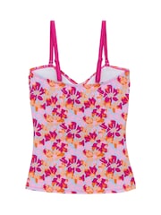 Розовый - Regatta Womens Aceana III Tankini Top - Image 7 of 8