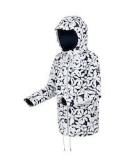 Regatta Blue/White Womens Bayletta II Waterproof Jacket - Image 9 of 9