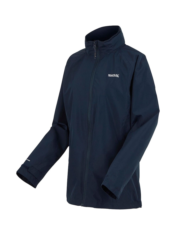 Regatta Blue Womens Daysha II Waterproof Jacket - Image 8 of 8