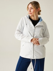 Regatta White Womens Bayletta II Waterproof Jacket - Image 2 of 9