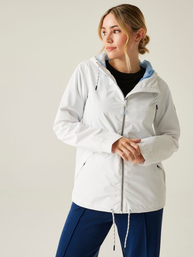 Regatta White Womens Bayletta II Waterproof Jacket - Image 2 of 9