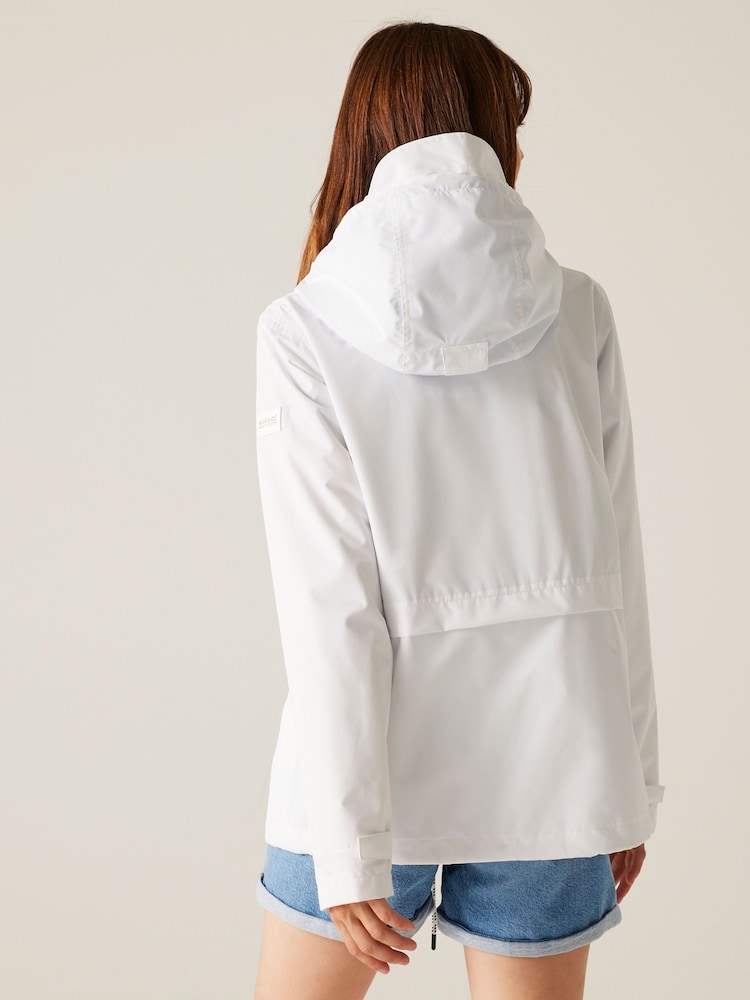Regatta White Womens Bayletta II Waterproof Jacket - Image 4 of 9
