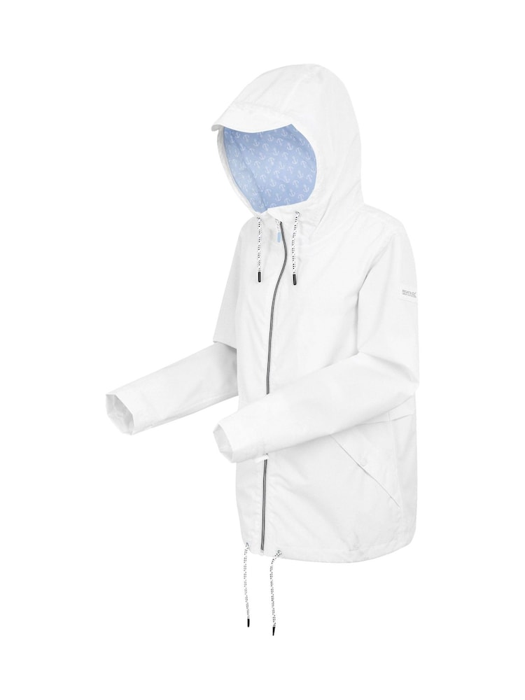Regatta White Womens Bayletta II Waterproof Jacket - Image 9 of 9