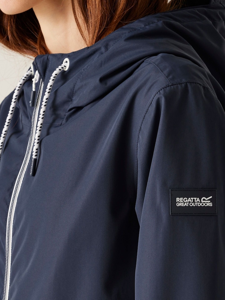 Donkerblauw chroom - Regatta Womens Bayletta II Waterproof Jacket - Image 5 of 8