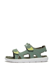 Светло-зеленый - Timberland Детская сандалия Perkins Row - Image 2 of 9