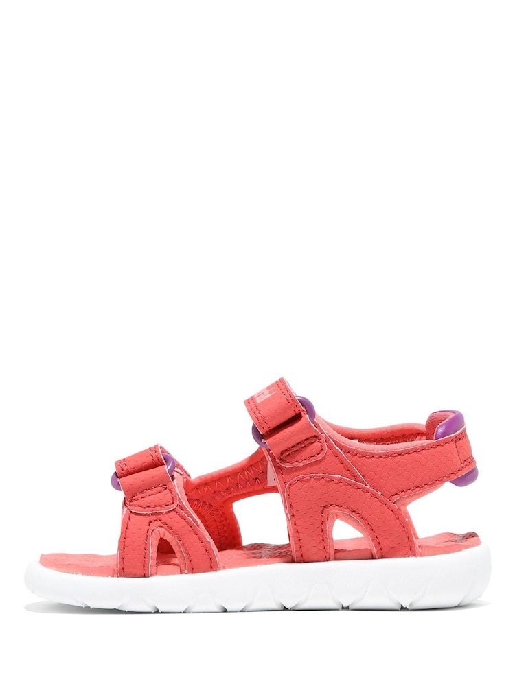 Розовый - Timberland Детская сандалия Perkins Row - Image 2 of 8