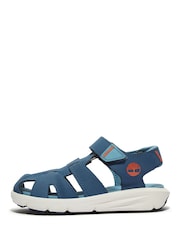Timberland Kids Blue Motion Dune Closed Toe Sandals - Image 7 of 8