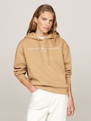 Tommy Hilfiger Brown Regular Fit Modern Hoodie - Image 1 of 1
