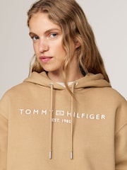 Tommy Hilfiger Brown Regular Fit Modern Hoodie - Image 4 of 4