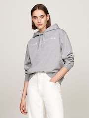 Tommy Hilfiger Grey Regular Fit Modern Hoodie - Image 1 of 1