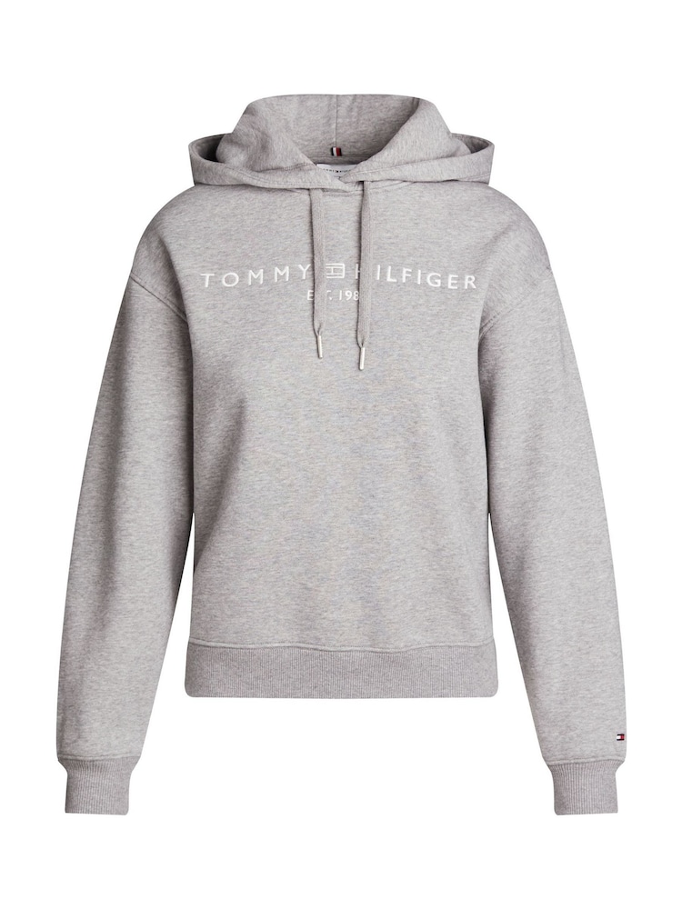 Tommy Hilfiger Grey Regular Fit Modern Hoodie - Image 5 of 5