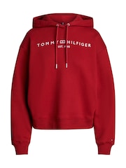 Tommy Hilfiger Red Regular Fit Modern Hoodie - Image 5 of 5