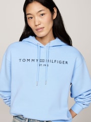 Tommy Hilfiger Blue Regular Fit Modern Hoodie - Image 3 of 5