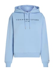 Tommy Hilfiger Blue Regular Fit Modern Hoodie - Image 5 of 5
