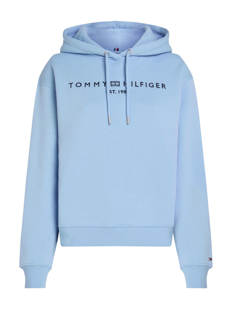 Tommy Hilfiger Blue Regular Fit Modern Hoodie - Image 5 of 5