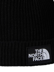 The North Face Grey Kids Box Logo Cuffed Beanie - Image 2 of 4