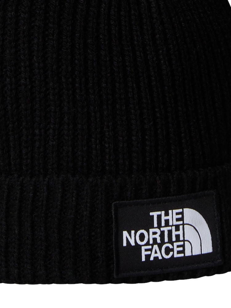The North Face Grey Kids Box Logo Cuffed Beanie - Image 2 of 4