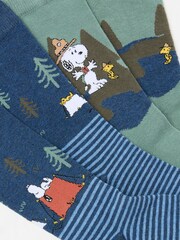 FatFace Multi 2 Pairs of Snoopy Socks - Image 2 of 2
