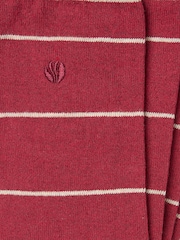 FatFace Red Men's Striped Socks - Image 2 of 2