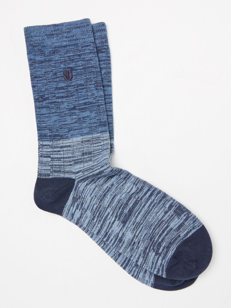 FatFace Blue Textured Socks - Image 1 of 2