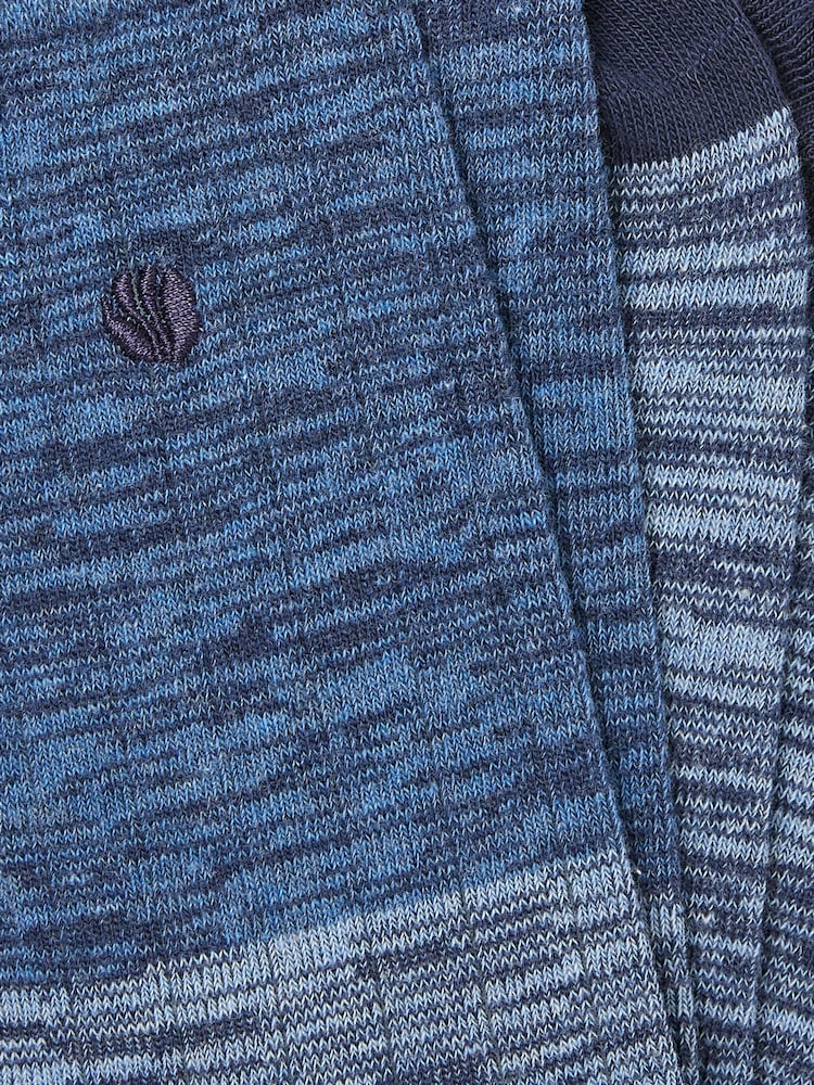 FatFace Blue Textured Socks - Image 2 of 2