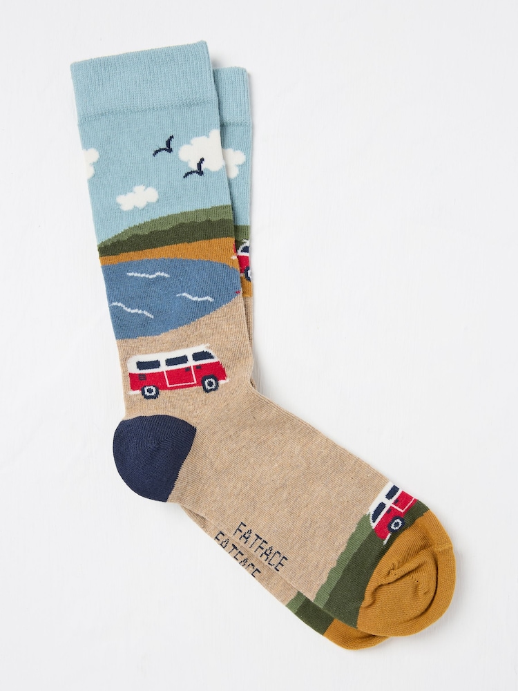 FatFace Multi Campervan Men's Socks - Image 1 of 2