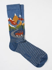 FatFace Navy Men's Off Roader Socks - Image 1 of 2