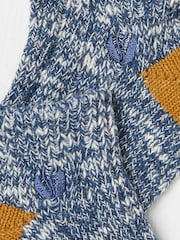 FatFace Navy Trainer Socks - Image 2 of 2