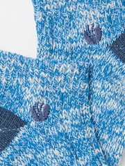 FatFace Blue Trainer Socks - Image 2 of 2