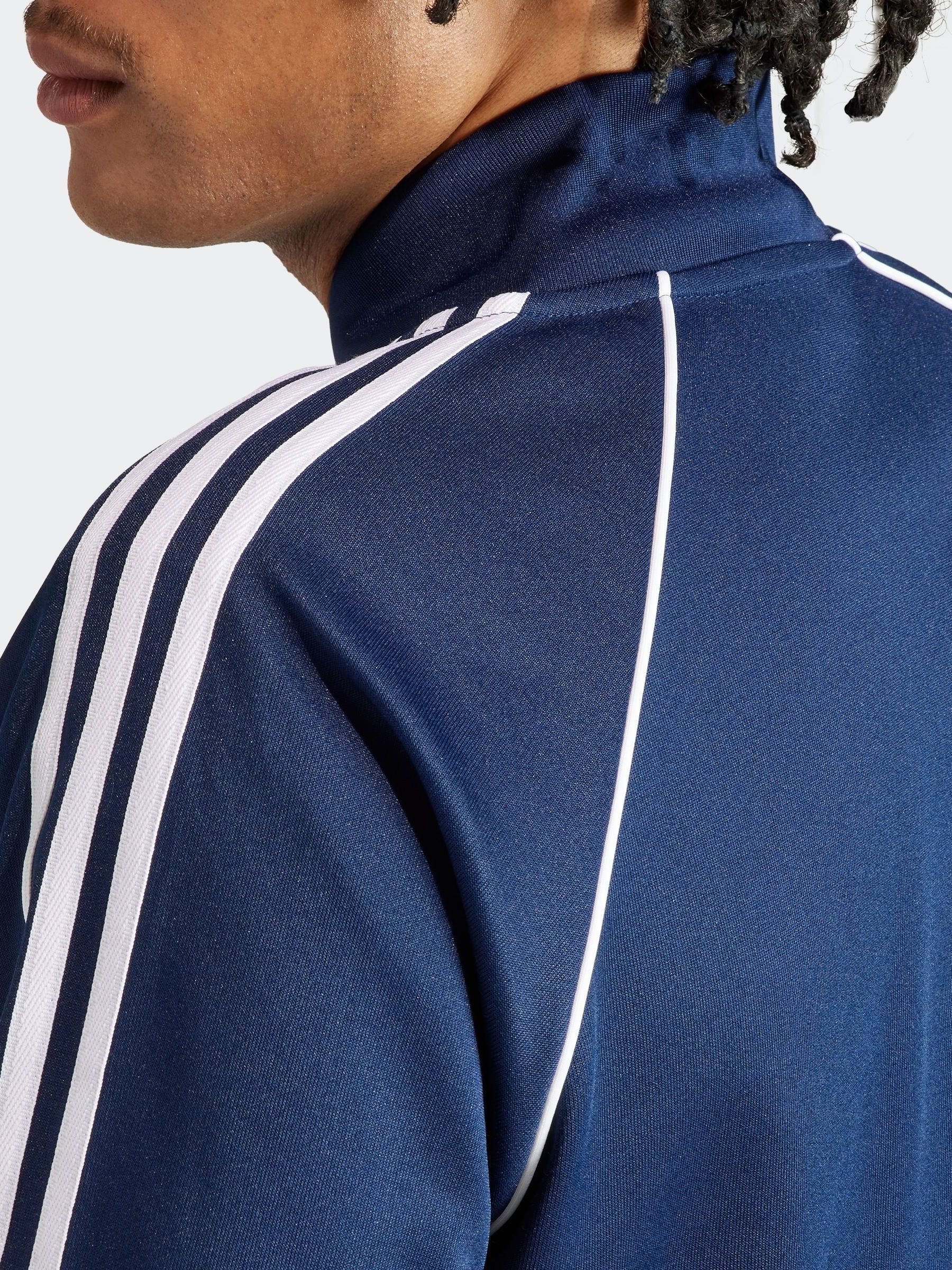 Buy adidas originals Navy Adicolor Classics Super Star Track Top