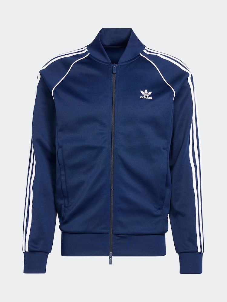 adidas originals Navy Adicolor Classics Super Star Track Top - Image 7 of 7