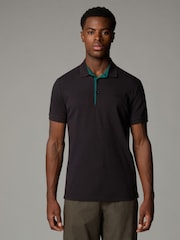 The North Face Black Olive 100% Cotton Premium Pique Polo Shirt - Image 1 of 5