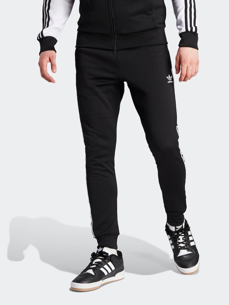 adidas Originals Black Adicolor Classics Superstar Track Joggers - Image 1 of 6