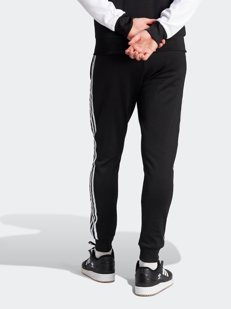 adidas Originals Black Adicolor Classics Superstar Track Joggers - Image 2 of 6