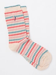 FatFace Oatmeal Dragonfly Socks - Image 1 of 2