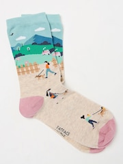 FatFace Natural Dog Walker Socks - Image 1 of 2